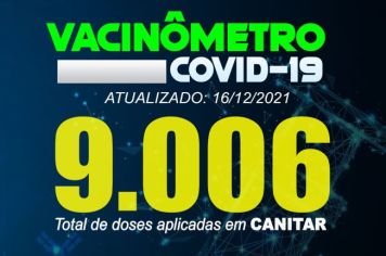 Atualização Vacinômetro Covid-19 16/12/2021