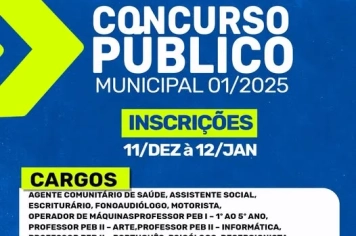 CONCURSO PÚBLICO 01/2025