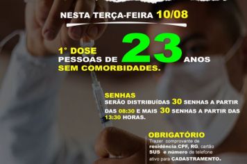 Faixa Etária Vacinação Covid-19
