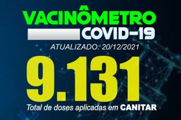 ATUALIZAÇÃO VACINÔMETRO COVID-19 20/12/2021