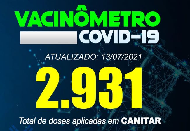 ATUALIZAÇÃO VACINÔMETRO 13/07/2021