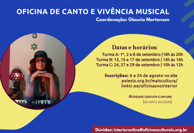 OFICINA DE CANTO E VIVÊNCIA MUSICAL