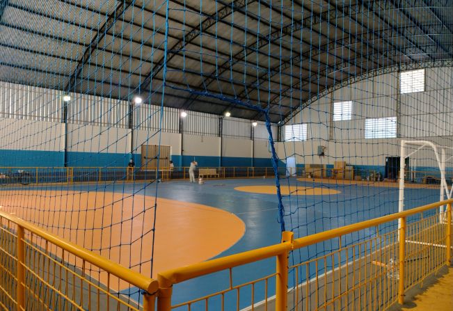 A reabertura do Ginásio de Esportes “NICOLA GIMENEZ LIGEIRO” teve início na noite do último sábado 19/03/2022, com a reinauguração e atividades esportivas.